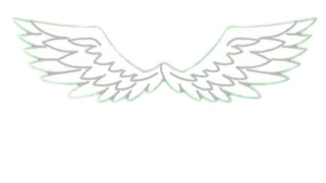 green outline wings